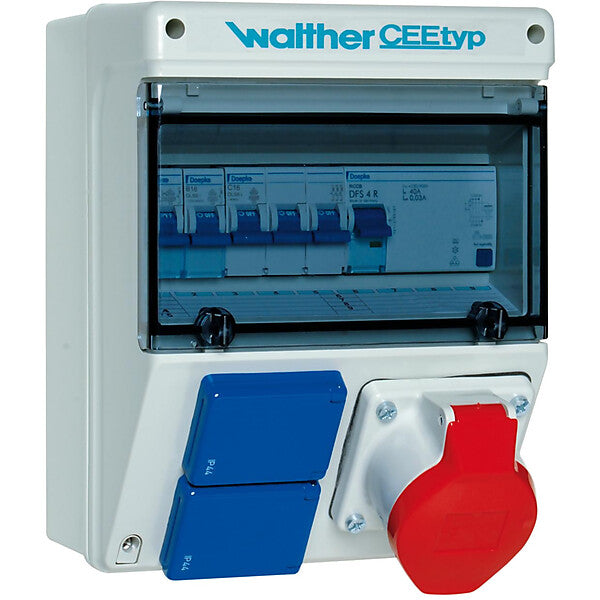 WALTHER-WERKE Steckdosenkombination 237x183x152mm 6920117